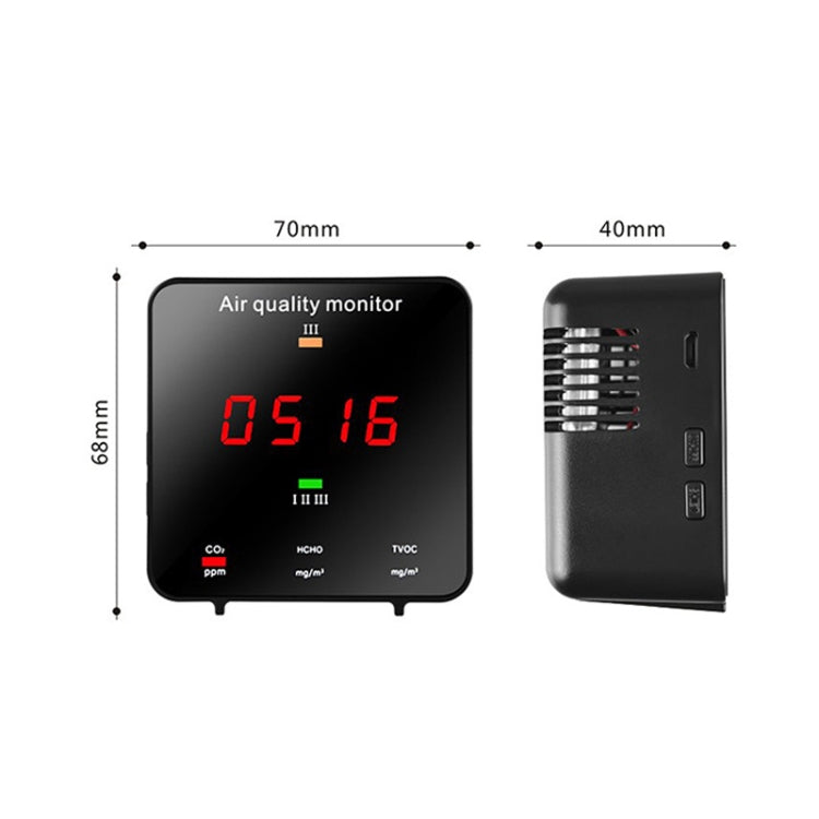 JSM-131 Portable CO2 TVOC Formaldehyde Carbon Dioxide Detector JSM-131 Portable CO2 TVOC Formaldehyde Carbon Dioxide Detector